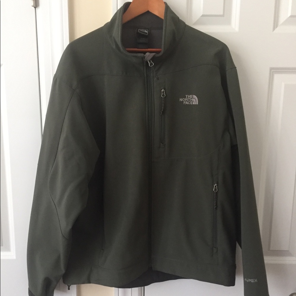 Green North Face Jacket